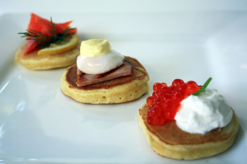 Post image for Trio of Brunch Blinis