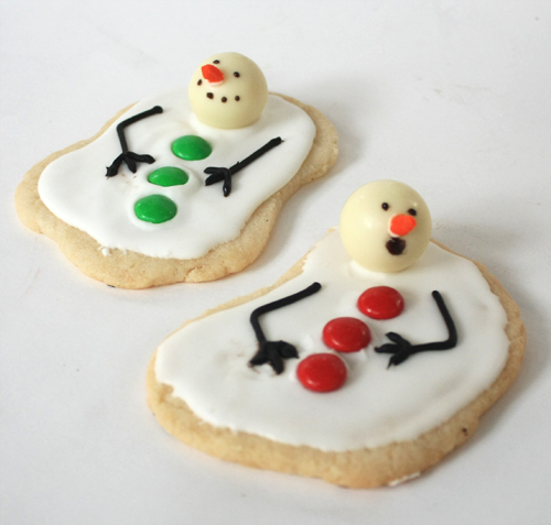Melting Snowmen Cookies