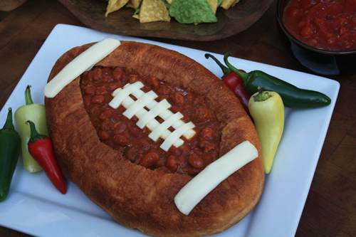 Post image for Chili Recipe in Football Bread