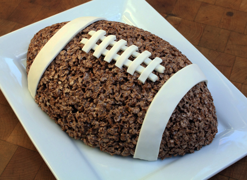 Post image for Football Cocoa Crispy Rice Treat