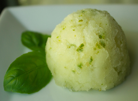 Post image for Lemon Basil Sorbet