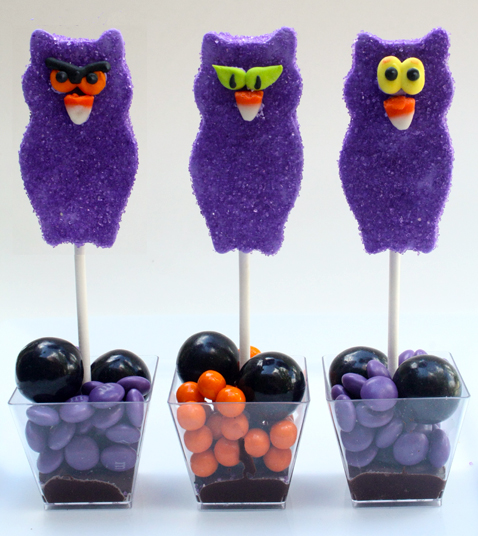 Post image for Purple Owl Marshmallow Pops from Jeanne’s Segment on Marie Osmond’s TV Show