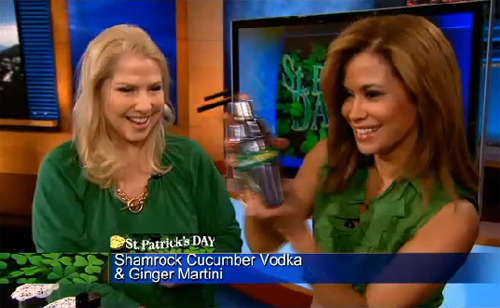 Post image for Jeanne’s KCAL9 St. Patrick’s Day Cocktail TV Segment (video)