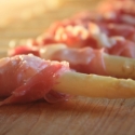 Thumbnail image for White Asparagus Wrapped with Prosciutto and Parmesan