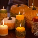Thumbnail image for Thanksgiving Centerpiece from my DIY Network Show: Legume Pave’ Pumpkins and Candles (video)