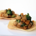Thumbnail image for Vegetarian Kabocha Curry on Papadum Crisps