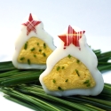 Thumbnail image for Christmas Tree Shaped Hard Boiled Eggs