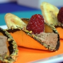Thumbnail image for Fortune Cookie Tacos with Frozen Mexican Chocolate Mousse